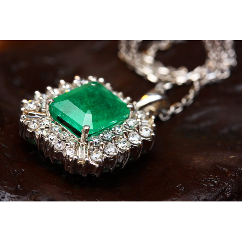 Affairemax | Collier Émeraude Royale